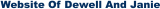 Website Of Dewell And Janie