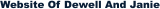 Website Of Dewell And Janie
